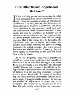 Spears Painless System of Chiropractic and Other Developments