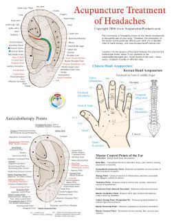 Acupuncture Treatment of Headaches