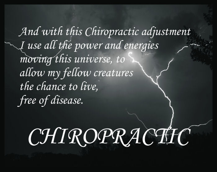 Chiropractic Saying